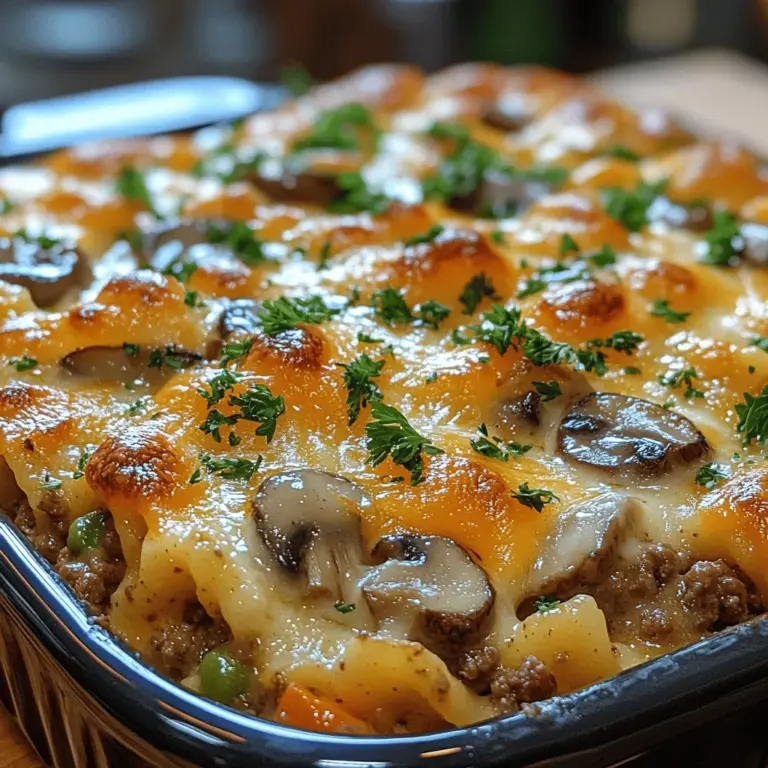 There's something inherently soothing about comfort food—those warm, hearty dishes that evoke feelings of nostalgia and togetherness, especially during family gatherings. Whether it's a chilly winter evening or a cozy Sunday supper, comfort food has the magical ability to bring everyone to the table, sharing stories and laughter over a delicious meal. One dish that perfectly embodies this sentiment is the Hearty Beef & Mushroom Country Casserole.