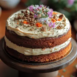 Carrot cake has secured its place as a beloved dessert in kitchens and bakeries around the world. Its unique combination of sweet, spicy, and earthy flavors, coupled with its moist texture, has made it a versatile choice for various occasions—from cozy family gatherings to extravagant celebrations. The allure of carrot cake lies not only in its delightful taste but also in its adaptability; it can be dressed up with lavish frostings or kept simple, allowing the natural flavors to shine.