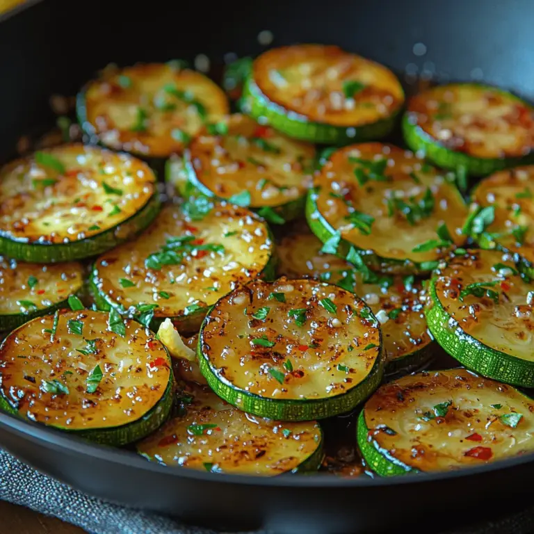 In today’s fast-paced world, finding ways to incorporate healthy and delicious meals into our busy lives can be a challenge. Enter the Sizzling Garlic Zucchini Medley—a vibrant and flavorful dish that highlights the goodness of fresh vegetables in a quick and easy manner. This recipe not only brings out the natural sweetness of zucchini but also offers a delightful blend of aromas and textures, making it a perfect addition to any meal.