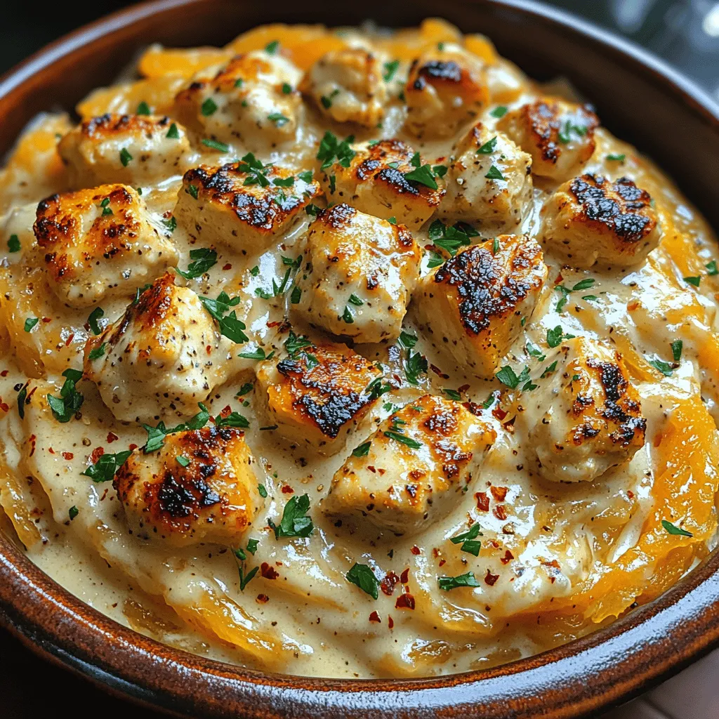 In recent years, the culinary landscape has shifted dramatically towards healthier eating habits, with many individuals seeking low-calorie alternatives to their favorite comfort foods. This trend is not just about reducing calorie intake; it’s about transforming beloved dishes into nutritious options that still deliver on flavor. One such transformation is the classic chicken Alfredo, which can be reimagined using spaghetti squash as a delightful substitute for traditional pasta.