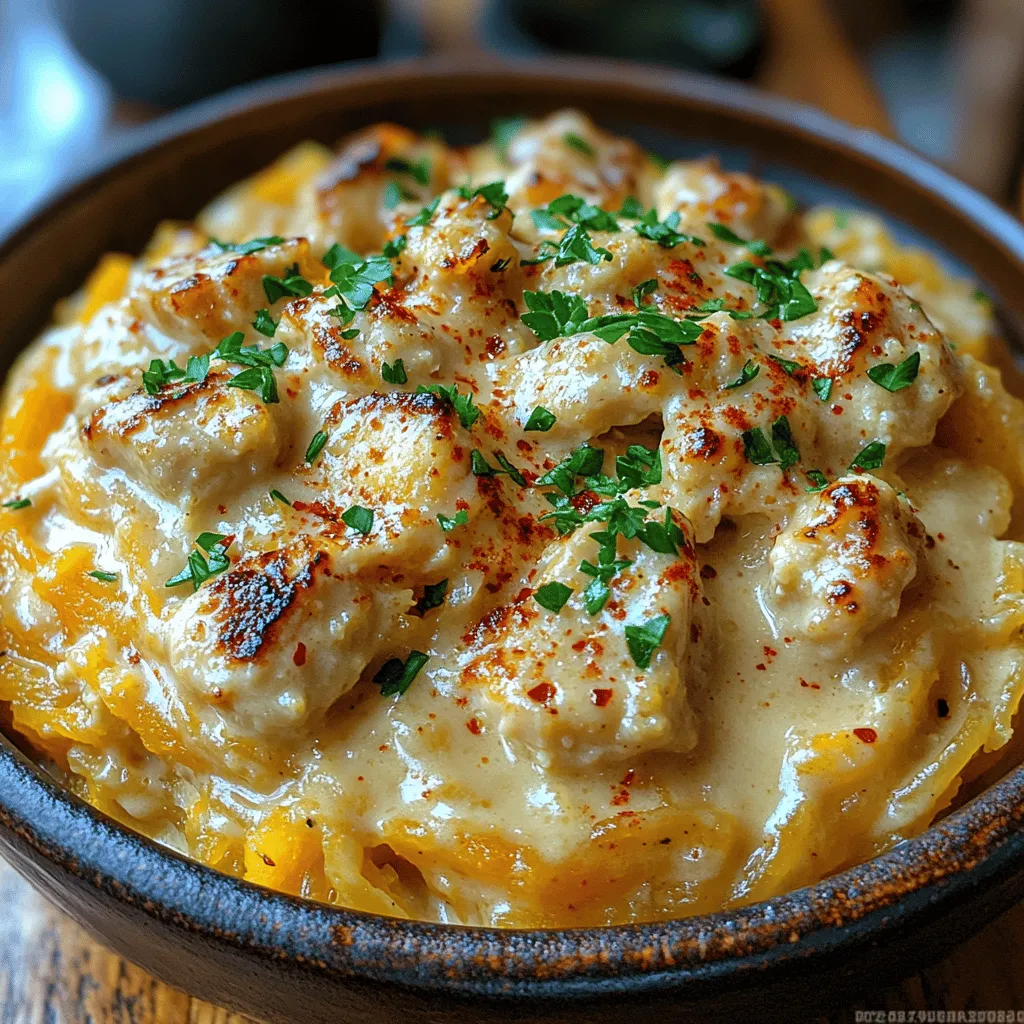 In recent years, the culinary landscape has shifted dramatically towards healthier eating habits, with many individuals seeking low-calorie alternatives to their favorite comfort foods. This trend is not just about reducing calorie intake; it’s about transforming beloved dishes into nutritious options that still deliver on flavor. One such transformation is the classic chicken Alfredo, which can be reimagined using spaghetti squash as a delightful substitute for traditional pasta.