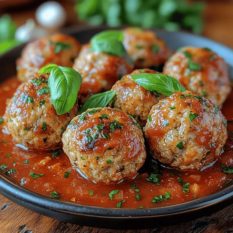 Savory turkey meatballs with herb infusion are not just a culinary delight; they represent a perfect balance of health and flavor. This dish has gained popularity among home cooks and health enthusiasts alike due to its versatility and adaptability to various cuisines. Whether served with marinara sauce over pasta, nestled in a sub, or enjoyed on their own, these meatballs are a guaranteed crowd-pleaser.