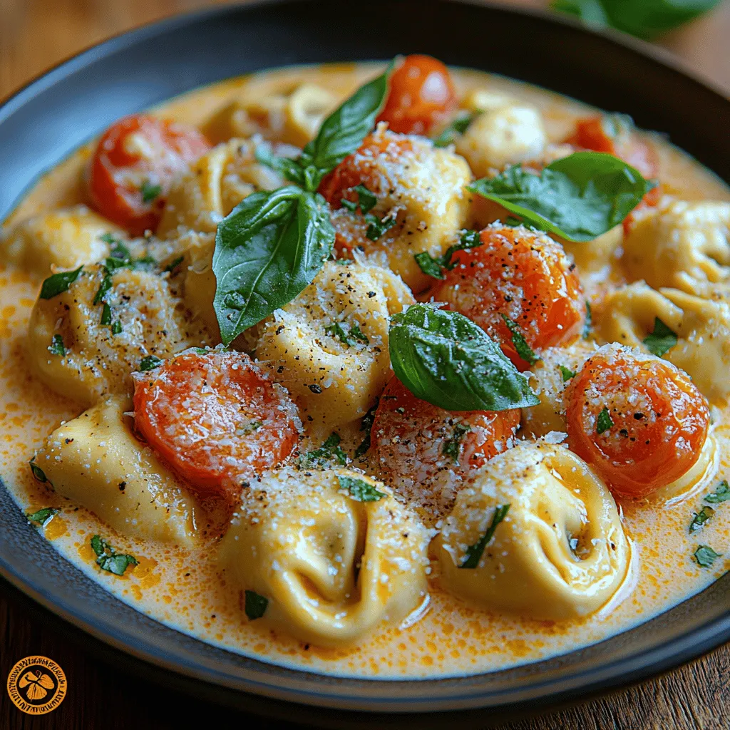 Are you looking for a dish that delivers rich flavors, creamy textures, and a burst of freshness? Look no further than Cheesy Bliss Tortellini with Sun-Kissed Tomatoes. This delightful pasta dish combines the delightful taste of cheese-filled tortellini with juicy cherry tomatoes, aromatic garlic, and a rich cream sauce, making it a favorite for many. It’s the ultimate comfort food that’s not only easy to prepare but also versatile enough for various occasions, whether it’s a cozy weeknight dinner, an elegant gathering with friends, or simply a meal to satisfy your craving for something indulgent.