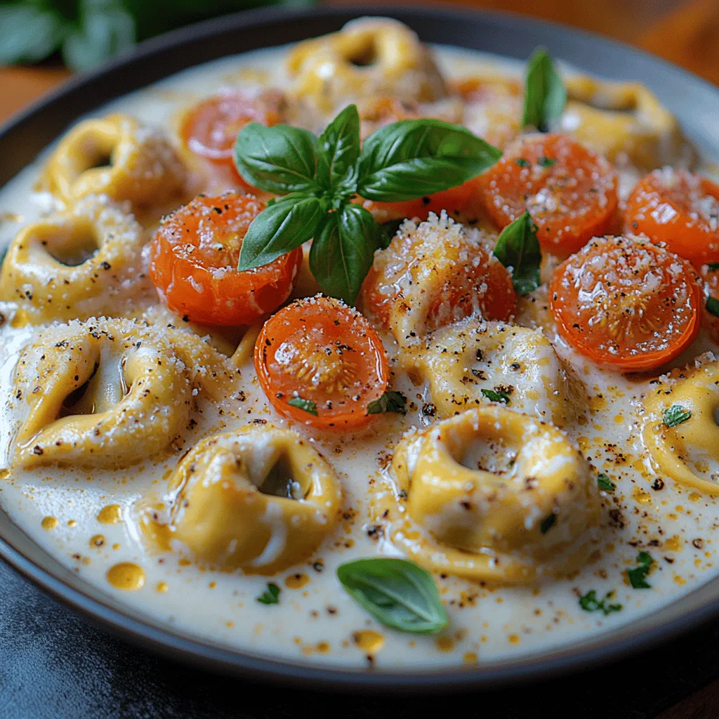 Are you looking for a dish that delivers rich flavors, creamy textures, and a burst of freshness? Look no further than Cheesy Bliss Tortellini with Sun-Kissed Tomatoes. This delightful pasta dish combines the delightful taste of cheese-filled tortellini with juicy cherry tomatoes, aromatic garlic, and a rich cream sauce, making it a favorite for many. It’s the ultimate comfort food that’s not only easy to prepare but also versatile enough for various occasions, whether it’s a cozy weeknight dinner, an elegant gathering with friends, or simply a meal to satisfy your craving for something indulgent.