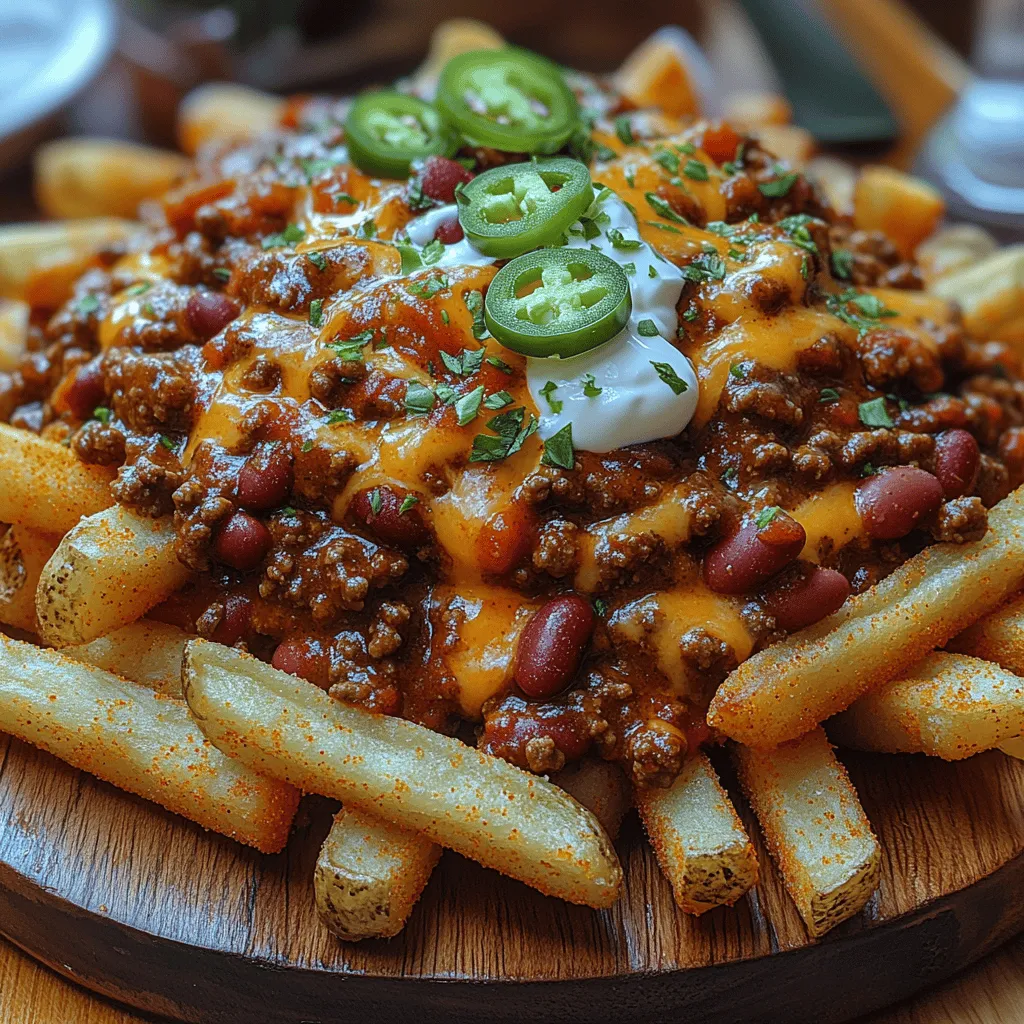When it comes to comfort food, few dishes can rival the deliciousness of Cheesy Chili Bliss Fries. This mouthwatering creation is a perfect blend of crispy fries topped with savory chili and a creamy cheese sauce, making it an excellent choice for gatherings, game nights, or even a cozy family dinner. The combination of textures and flavors in this dish offers an indulgent experience that is hard to resist. Whether you’re entertaining friends or just treating yourself to a satisfying meal, Cheesy Chili Bliss Fries are sure to impress.