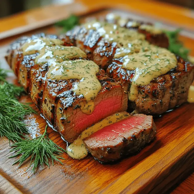 In the realm of culinary experiences, few dishes can evoke the same sense of indulgence and satisfaction as a perfectly cooked beef tenderloin. Enter the Savory Tenderloin Delight with Creamy Dill Bliss—a dish that combines the succulent tenderness of beef with the refreshing notes of a creamy dill sauce. This delectable recipe will not only tantalize your taste buds but also impress your family and guests alike.