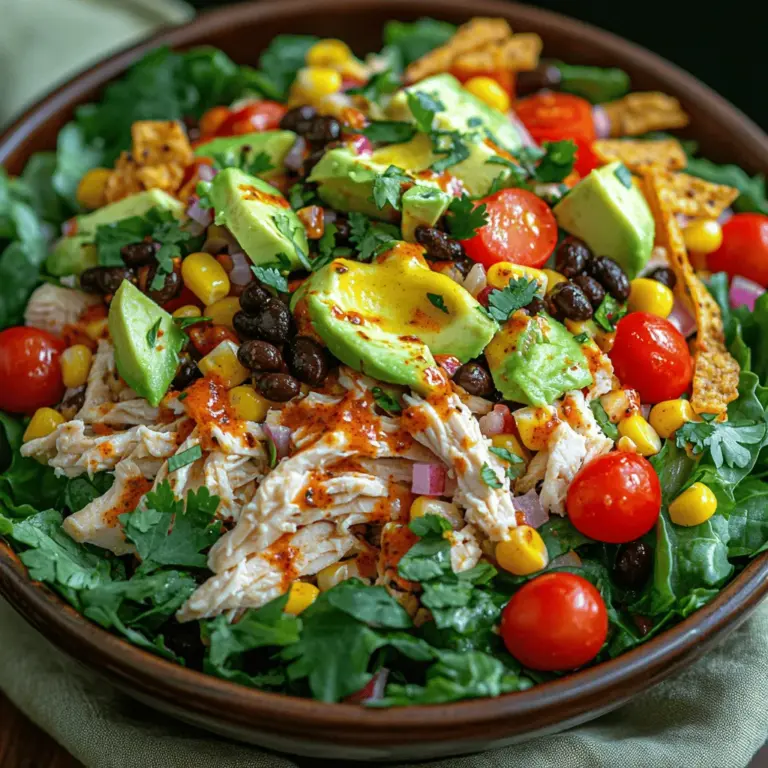 In recent years, salads have surged in popularity as a go-to meal option for health-conscious individuals and busy families alike. With their vibrant colors, fresh ingredients, and versatile flavors, salads are not only a feast for the eyes but also a smart choice for those looking to incorporate more nutritious foods into their diets. Among the myriad of salad options, the Zesty Southwest Fiesta Chicken Salad stands out as a particularly exciting choice. This salad combines a delightful mix of ingredients that evoke the essence of Southwestern cuisine, providing a burst of flavor and nourishment in every bite.
