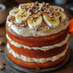 Welcome to the world of Banana Bliss Cake, a delightful dessert that perfectly combines the rich, natural sweetness of ripe bananas with a moist, tender cake base. This incredible cake is not just a treat for your taste buds but also a celebration of the simple pleasures that come from baking with bananas. Their unique ability to enhance texture and flavor makes them an essential ingredient in many beloved recipes, and this cake is no exception.