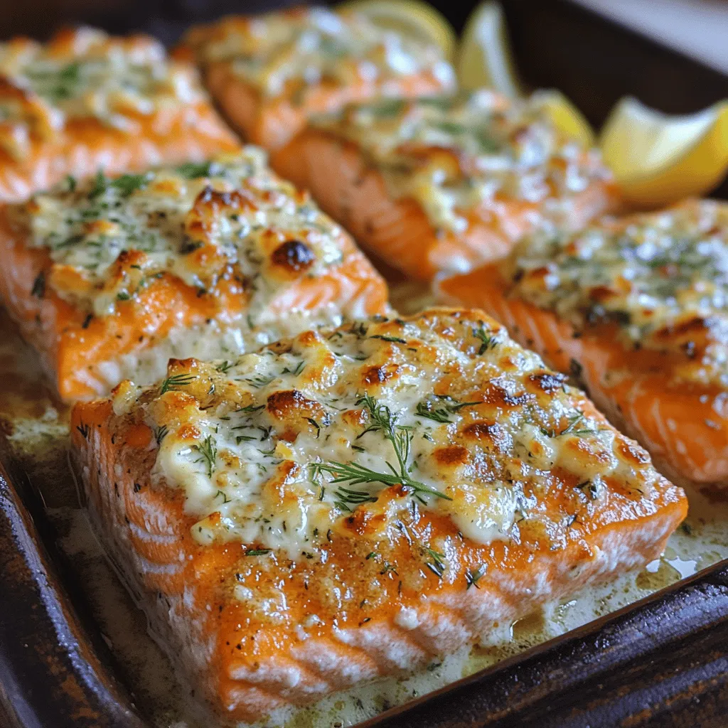 If you're looking for a dish that effortlessly combines elegance with simplicity, look no further than our Crusty Delight: Baked Salmon with Mayo and Parmesan Herb Crust. This recipe is not just a feast for the eyes but also a tantalizing treat for the palate. The succulent salmon fillets are adorned with a rich, creamy herb crust that elevates the dish, making it perfect for a weeknight dinner or a special occasion.