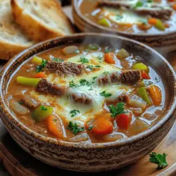 The foundation of any great soup lies in its ingredients. For Philly Cheesesteak Soup, several key components work together to create a symphony of flavors and textures. Let’s take a closer look at each ingredient that plays a vital role in this delectable dish.