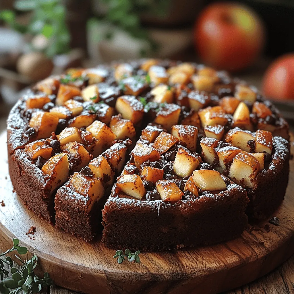 At the heart of this delightful cake are two primary ingredients: apples and cocoa powder. The choice of apples is crucial, as different varieties bring varying levels of sweetness and tartness to the dish. Granny Smith apples are a popular choice due to their crisp texture and tart flavor, which beautifully balances the sweetness of the cake. Alternatively, Fuji apples, known for their sweetness and juiciness, can also be used for a different flavor profile. Both options offer a delightful contrast to the rich cocoa, creating a harmonious blend that tantalizes the taste buds.