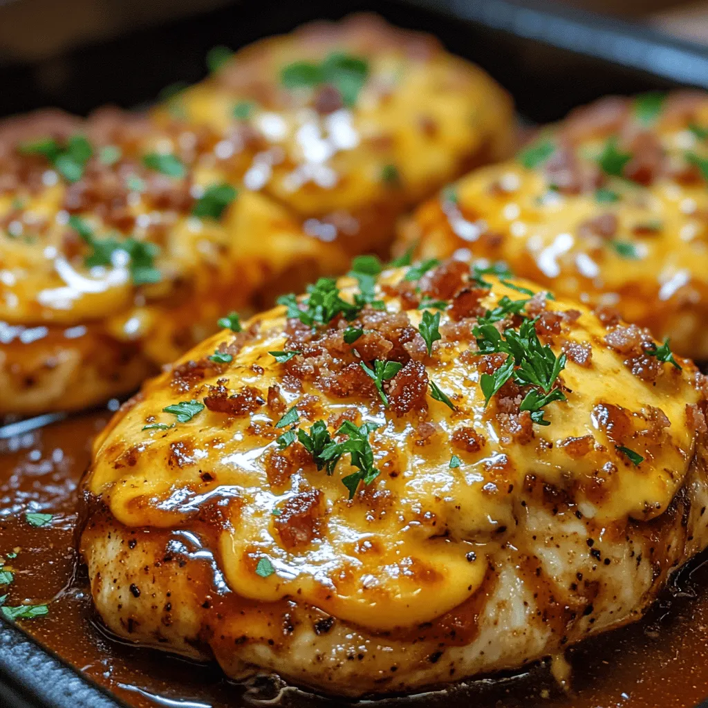 The success of any recipe lies in the quality of its ingredients. For Smoky BBQ Bacon Cheddar Chicken, each component plays a crucial role in delivering a balanced and flavorful experience. Let’s take a closer look at the key ingredients that make this dish a standout.