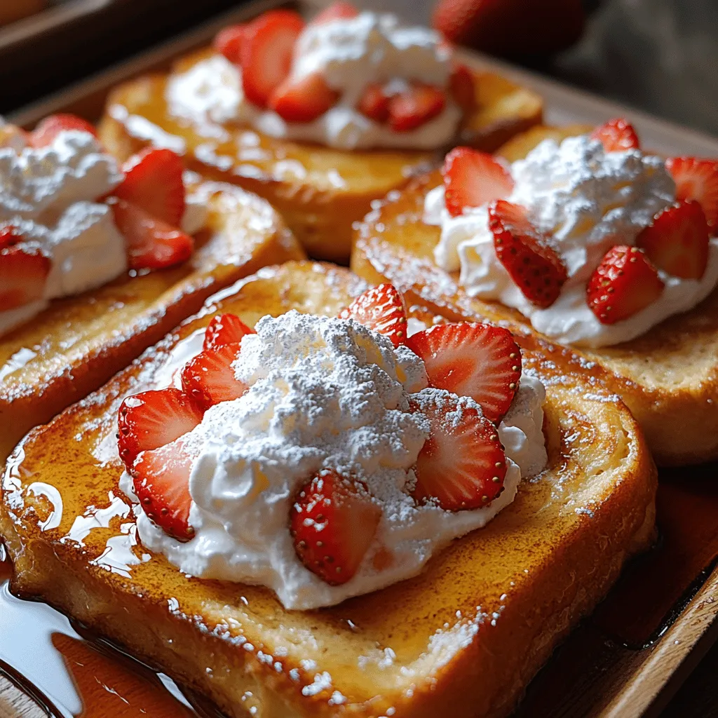 French toast is a breakfast staple that has stood the test of time, captivating taste buds with its sweet, comforting flavor and versatile nature. This beloved dish offers a canvas for endless creativity, allowing home cooks to experiment with various toppings, fillings, and flavor profiles. Enter the Strawberry Cheesecake Stuffed French Toast—a delightful twist on the classic that elevates the traditional breakfast experience to new heights. Imagine thick slices of buttery brioche or challah bread enveloping a luscious cream cheese filling, infused with the vibrant flavor of fresh strawberries.
