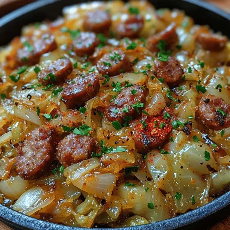 Southern cuisine is a tapestry of flavors, traditions, and heartwarming comfort that has been passed down through generations. It embodies the spirit of hospitality and the joy of sharing meals with family and friends. Among the many cherished dishes that capture the essence of Southern cooking, Southern-Style Fried Cabbage with Sausage stands out as a hearty, flavorful, and easy-to-make recipe. This dish not only showcases the rich culinary heritage of the South but also offers a delightful combination of nutritious vegetables and savory meats.