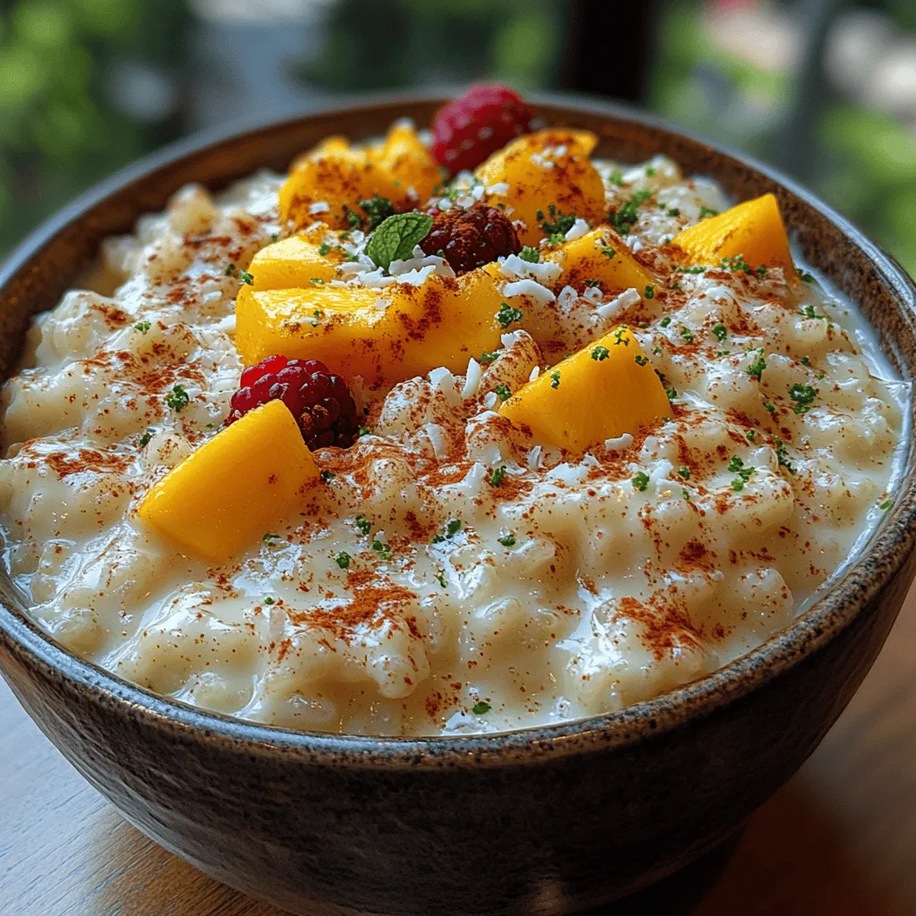 Rice pudding is a beloved classic that has graced tables across cultures for centuries. This timeless dessert, often associated with warmth and comfort, has many regional variations, each boasting unique flavors and textures. One such delightful twist is coconut rice pudding, a tropical take that infuses the traditional recipe with the rich, creamy essence of coconut. This version not only captivates the palate with its smooth texture but also brings a taste of the tropics to your dessert table.