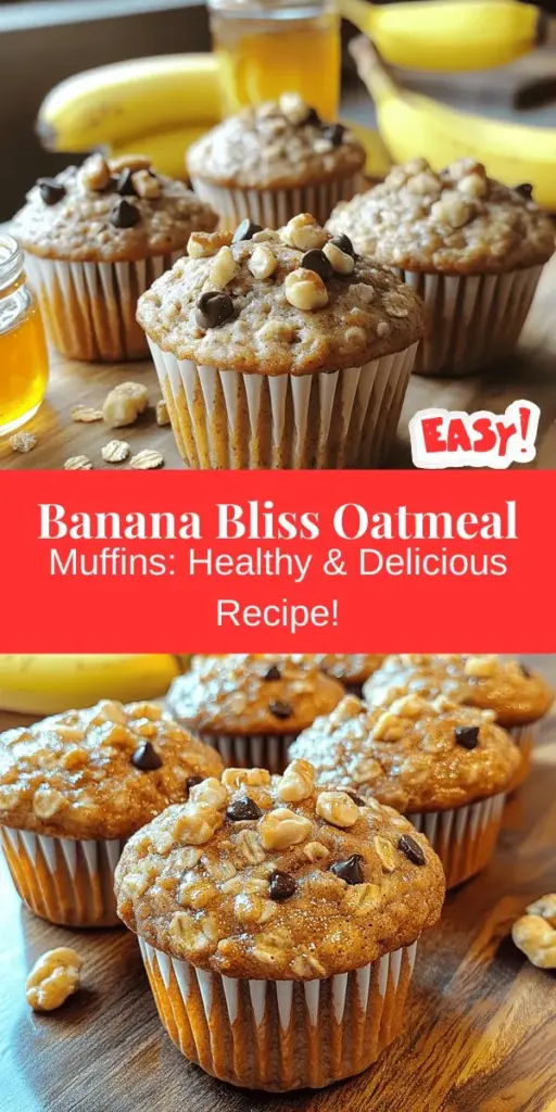 Discover the wonderful world of Banana Bliss Oatmeal Muffins with this wholesome recipe that perfectly blends ripe bananas and hearty oats. These muffins are not only easy to make but are also packed with nutrition, making them ideal for breakfast or a satisfying snack. Explore essential ingredients, customization options, and baking tips to ensure perfect results every time. Enjoy a guilt-free treat that delights the taste buds and nourishes the body!