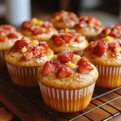 Muffins are one of the most versatile baked goods, enjoyed across the globe for their convenience, delightful flavors, and comforting textures. These little cakes can be sweet or savory, making them perfect companions for breakfast, brunch, or a mid-afternoon snack. Among the vast array of muffin flavors, Zesty Strawberry Lemon Poppy Seed Muffins stand out for their unique combination of vibrant ingredients that deliver a refreshing taste with every bite.