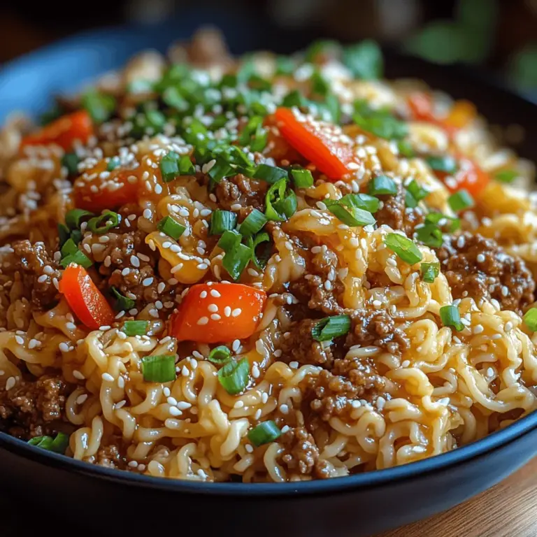 Every great dish starts with quality ingredients, and Mongolian Ground Beef Noodles is no exception. In this recipe, each component plays a crucial role in building the overall flavor profile, creating layers of taste that elevate the dish to new heights.