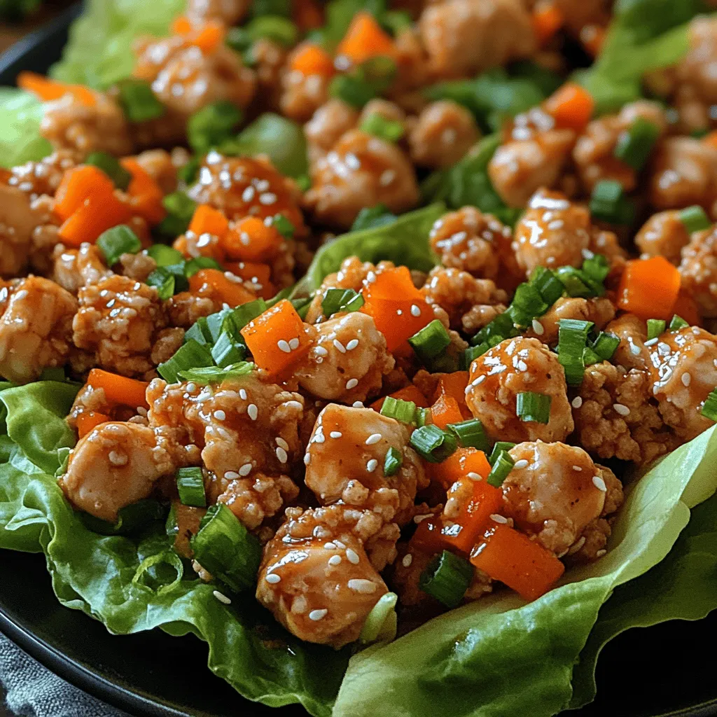 In recent years, lettuce wraps have soared in popularity, becoming a go-to meal option for health-conscious eaters and culinary enthusiasts alike. These fresh, vibrant wraps offer a delightful twist on traditional sandwiches and tacos, allowing for a delicious, low-carb alternative that doesn’t compromise on flavor. Among the myriad of lettuce wrap recipes, the Spicy-Sweet Chicken Bliss Lettuce Wraps stand out as a perfect harmony of flavors and textures. This dish combines the savory richness of ground chicken with the refreshing crunch of vegetables, all enveloped in crisp lettuce leaves.