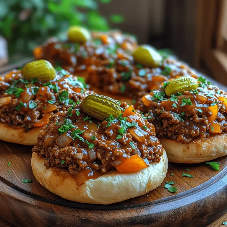 Sloppy Joes are a beloved American classic, known for their messy, hand-held appeal and comforting flavors. These hearty sandwiches, typically made with ground beef simmered in a tangy sauce and served on a bun, have become a staple for busy weeknights, potlucks, and family gatherings. Their versatility is one of their greatest strengths; you can customize them to suit your tastes, making them a go-to meal for many.