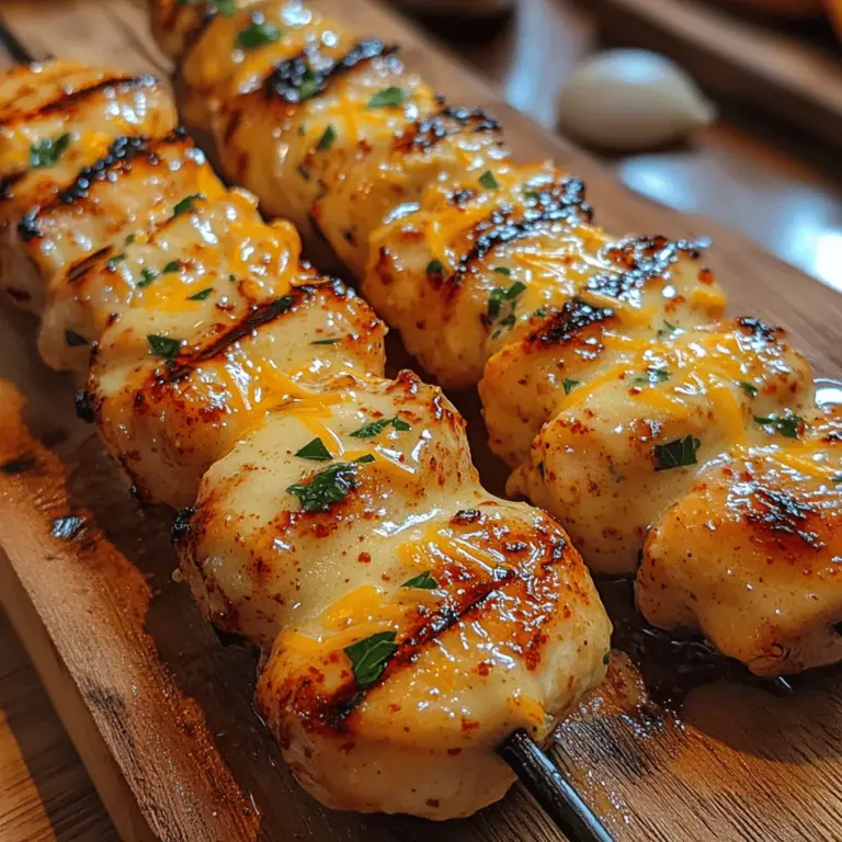 As the warm weather approaches and the scent of grilling fills the air, there's nothing quite like preparing a dish that combines bold flavors with simplicity. Enter Ranch Garlic Parmesan Chicken Skewers – a delightful solution for family dinners, backyard barbecues, or any gathering where good food is essential. This recipe marries the creamy, tangy essence of ranch dressing with the robust flavors of garlic and the richness of Parmesan cheese, creating a dish that is not only delicious but also incredibly easy to make. Whether you're an experienced cook or a kitchen novice, these skewers promise to impress your guests and leave everyone asking for seconds.