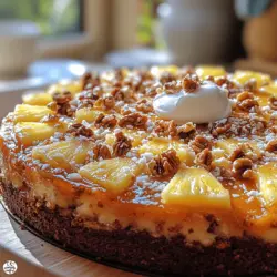 Welcome to a slice of paradise! The Tropical Bliss Pineapple Condensed Milk Cake is a delightful and indulgent dessert that captures the essence of sun-drenched beaches and swaying palm trees. This cake is not just a treat for the taste buds; it is an experience that transports you to a tropical getaway with every bite. What sets this cake apart from others is its unique blend of ingredients, particularly sweetened condensed milk and crushed pineapple, which combine to create a moist, flavorful, and utterly satisfying dessert.
