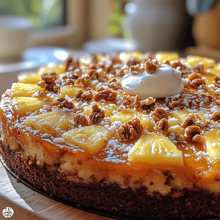 Welcome to a slice of paradise! The Tropical Bliss Pineapple Condensed Milk Cake is a delightful and indulgent dessert that captures the essence of sun-drenched beaches and swaying palm trees. This cake is not just a treat for the taste buds; it is an experience that transports you to a tropical getaway with every bite. What sets this cake apart from others is its unique blend of ingredients, particularly sweetened condensed milk and crushed pineapple, which combine to create a moist, flavorful, and utterly satisfying dessert.