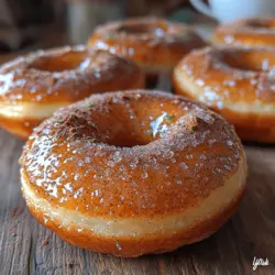 Delight in the sweet aroma and flavors of freshly baked Cinnamon Sugar Banana Donuts, a treat that combines the comforting taste of ripe bananas with a sugary cinnamon coating. These delightful donuts are not only a feast for the senses but also a healthier indulgence compared to their deep-fried counterparts. By using wholesome ingredients, you can satisfy your sweet tooth without the guilt. Perfect for breakfast or as an afternoon snack, these donuts are easy to make and are sure to impress family and friends alike.