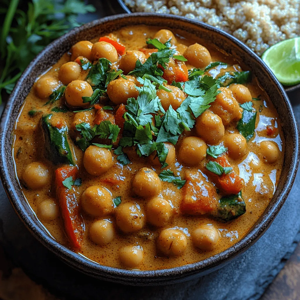 The beauty of the Tropical Bliss Coconut Curry Chickpea Stew lies not only in its vibrant flavors but also in the nutritional powerhouse packed within its ingredients. Let’s explore the key components that make this dish both delicious and nourishing.