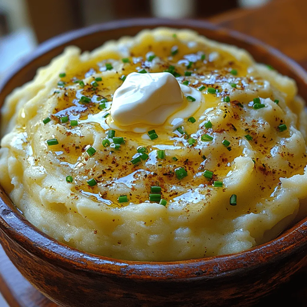 Mashed potatoes are a classic side dish that holds a special place in the hearts—and stomachs—of many. With their comforting, creamy texture and delightful flavor, they are a staple on dinner tables around the world. Whether served alongside a juicy roast, a savory meatloaf, or even a vegetarian dish, mashed potatoes can effortlessly elevate any meal. However, while traditional mashed potatoes are undeniably delicious, adding a twist can take them to a whole new level. Enter the Creamy Dreamy Sour Cream and Chive Mashed Potatoes—a tantalizing variation that combines the rich tang of sour cream with the fresh, herbaceous notes of chives.