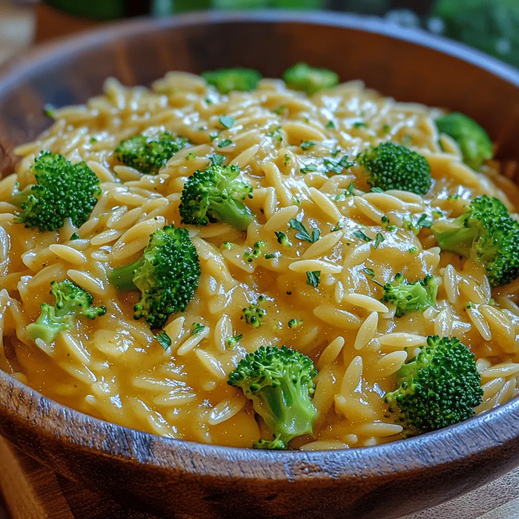 If you're seeking a dish that balances comfort, nutrition, and flavor, look no further than Creamy Broccoli Cheddar Orzo. This dish has become a staple in many households, particularly for families who appreciate the harmony of creamy, cheesy goodness mixed with the freshness of vegetables. Perfect for a quick weeknight dinner or as a comforting side dish, Creamy Broccoli Cheddar Orzo appeals to both adults and children, making it a versatile recipe that can be tailored to suit various tastes.