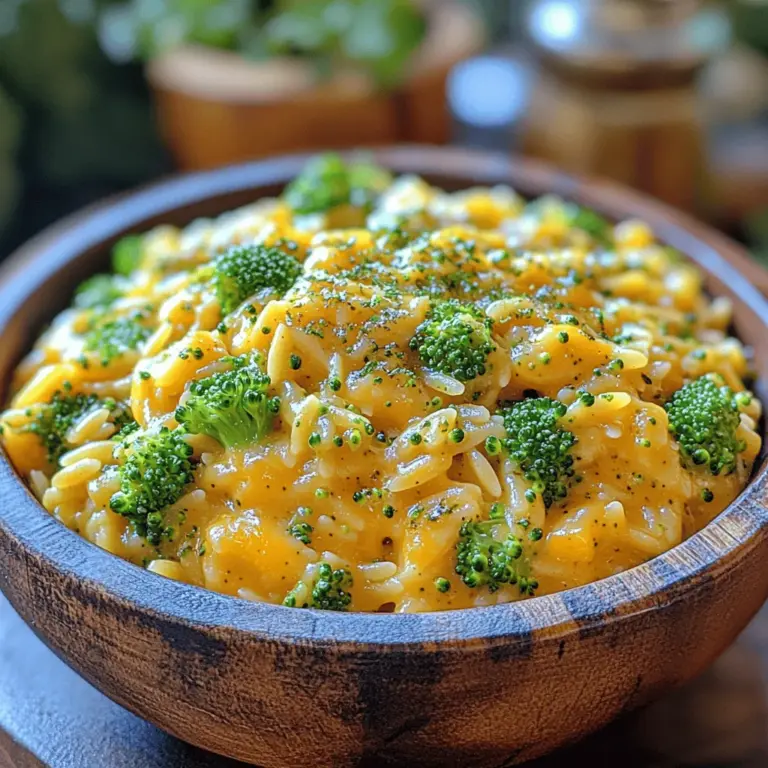 If you're seeking a dish that balances comfort, nutrition, and flavor, look no further than Creamy Broccoli Cheddar Orzo. This dish has become a staple in many households, particularly for families who appreciate the harmony of creamy, cheesy goodness mixed with the freshness of vegetables. Perfect for a quick weeknight dinner or as a comforting side dish, Creamy Broccoli Cheddar Orzo appeals to both adults and children, making it a versatile recipe that can be tailored to suit various tastes.