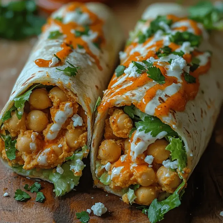In recent years, the culinary world has witnessed a remarkable shift towards plant-based recipes that cater to an increasingly health-conscious audience. As more people embrace vegetarian and vegan diets, delicious and satisfying alternatives to traditional meat-based dishes have become a staple in many kitchens. One standout recipe in this vibrant landscape is the Spicy Buffalo Chickpea Wraps. This dish not only captures the essence of bold, spicy flavors but also provides a nutritious, hearty option for lunch or dinner.