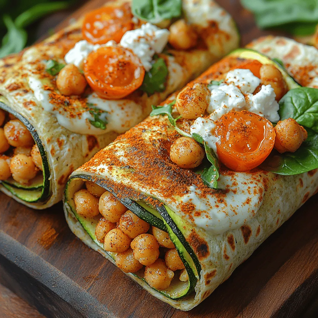 In recent years, the trend toward plant-based meals has surged in popularity, with many people embracing a lifestyle that favors fruits, vegetables, grains, and legumes. This shift is not only beneficial for health but also for the environment. Among the myriad plant-based options available, Savory Roasted Zucchini Chickpea Wraps stand out as a delicious, nutritious, and satisfying dish. This recipe is perfect for anyone looking to incorporate more plant-based ingredients into their diet without sacrificing flavor or satisfaction.