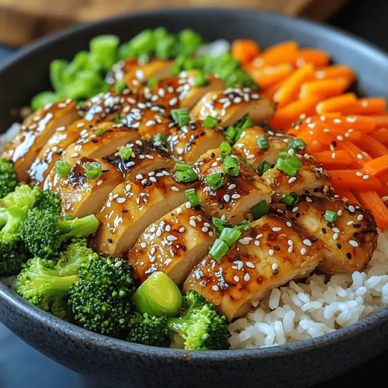 Teriyaki Chicken Rice Bowls are a delightful fusion of flavors and textures that transport you straight to the heart of Asian cuisine. This easy-to-follow recipe combines tender marinated chicken thighs with a medley of colorful vegetables and fluffy rice, all drizzled with a savory teriyaki sauce. Perfect for a weeknight dinner or a meal prep option, these rice bowls are not only delicious but also nutritious. In this article, we will guide you through the step-by-step process of preparing Teriyaki Chicken Rice Bowls, ensuring that every bite is packed with flavor.
