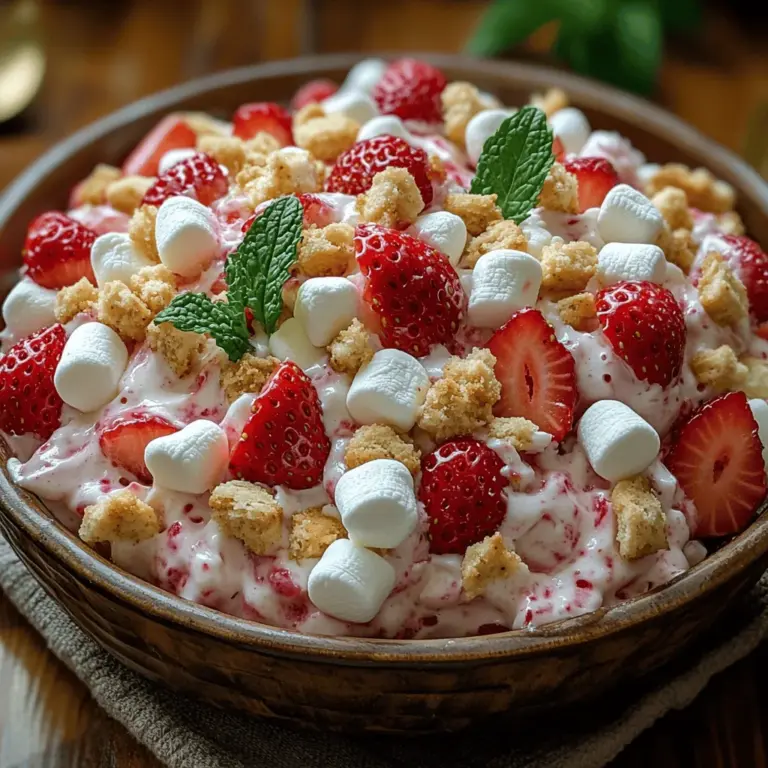 Desserts hold a special place in our hearts, weaving together cherished moments and delightful flavors that elevate any gathering. As the sun shines brighter and the days grow longer, summer desserts become the highlight of picnics, barbecues, and family reunions. They not only satisfy our sweet tooth but also bring a refreshing touch that contrasts beautifully with the warm weather. Among the plethora of options, Strawberry Shortcake Fluff Salad stands out as a perfect summer treat that is both light and indulgent.