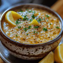 Exploring the primary components of Lemonicious Greek Rice Soup provides insight into its unique flavor profile. Each ingredient plays a vital role, contributing to the dish's comforting nature and refreshing taste.