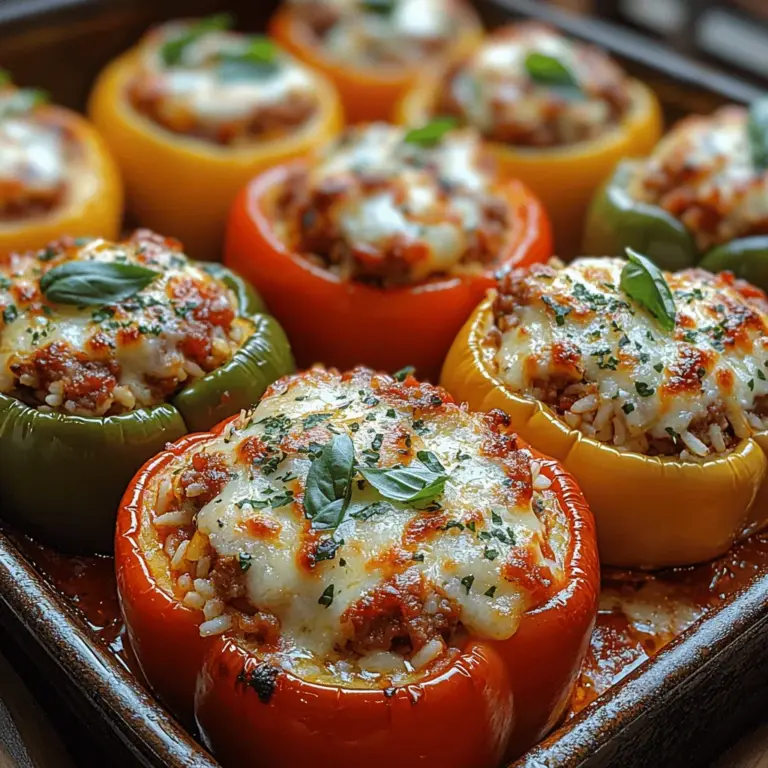 Italian cuisine is celebrated for its rich flavors, heartwarming meals, and the ability to bring families together. One of the standout dishes that embodies these qualities is Italian Sausage Stuffed Bell Peppers. This dish combines vibrant bell peppers with a savory stuffing made from Italian sausage, rice, marinara sauce, and cheese, creating a comforting meal that is not only delicious but also visually appealing.