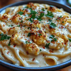In recent years, the culinary world has seen a remarkable shift towards healthier eating habits, particularly when it comes to indulgent comfort foods like pasta. As more people seek nutritious alternatives without compromising on flavor, dishes that incorporate vegetables as foundational ingredients are gaining immense popularity. One such dish that stands out is Creamy Roasted Cauliflower Alfredo Pasta. This recipe offers a delightful blend of rich flavors and a creamy texture, all while being significantly lighter than traditional Alfredo sauce.