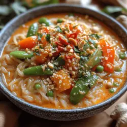 Spicy Thai Coconut Curry Noodles have captured the hearts and palates of food lovers around the world, offering a vibrant and comforting dish that tantalizes the taste buds. The allure of this dish lies in its delightful combination of flavors, ranging from the creamy richness of coconut milk to the bold kick of red curry paste. With its roots firmly planted in Thai cuisine, this dish showcases the intricate balance of sweet, spicy, sour, and salty flavors that defines the culinary art of Thailand.