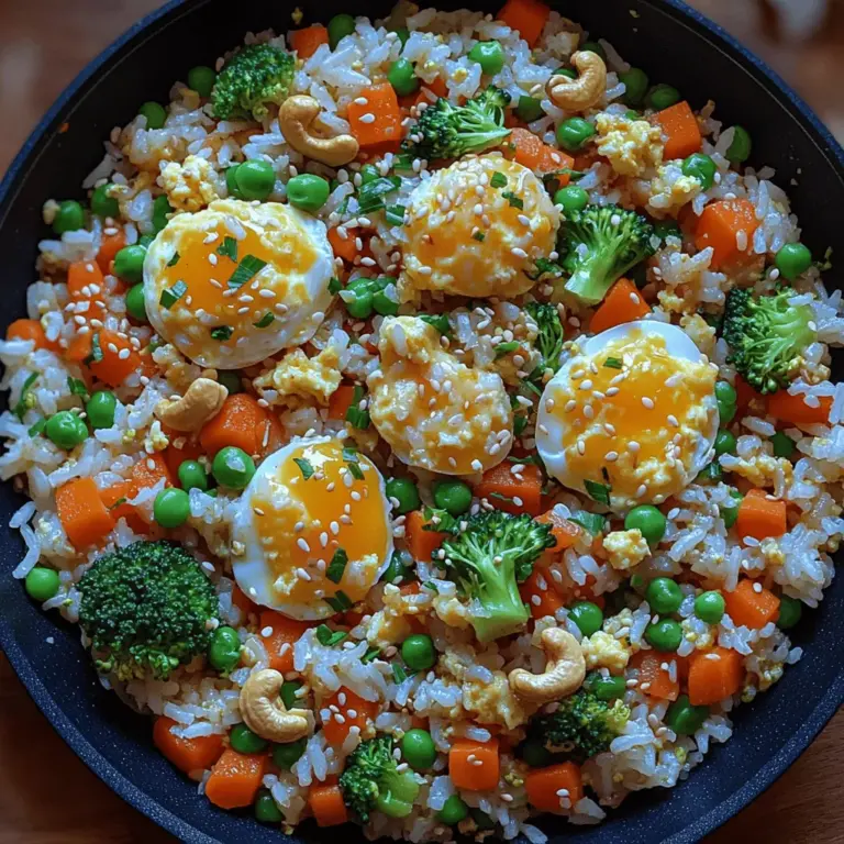 Fried rice is a beloved dish that has captured the hearts and palates of food enthusiasts around the globe. Its appeal lies not only in its delightful flavors but also in its practical nature as a versatile meal option. Whether you have leftover rice from a previous meal or you're looking to whip up something quick and satisfying, veggie-packed fried rice can be your go-to solution. It's a dish that lets you get creative in the kitchen, as you can incorporate a variety of vegetables, proteins, and sauces based on what you have on hand or prefer.
