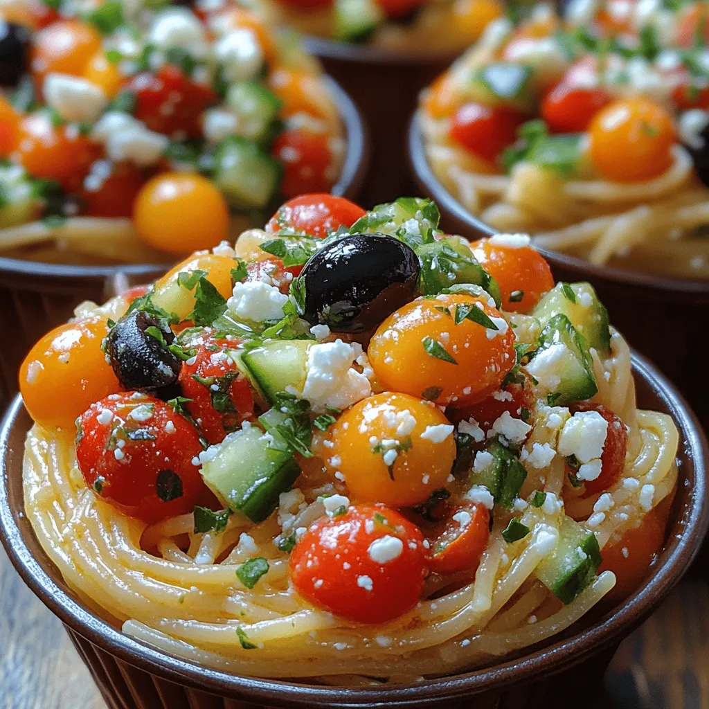 Chilled Zesty Spaghetti Salad Cups are a delightful and refreshing dish that combines the heartiness of pasta with the vibrant flavors of fresh vegetables and zesty dressing. This unique salad not only tantalizes the taste buds but also offers a visually appealing presentation, making it an ideal choice for a variety of occasions. From summer picnics to festive parties and family gatherings, these salad cups bring a touch of elegance and fun to any table.