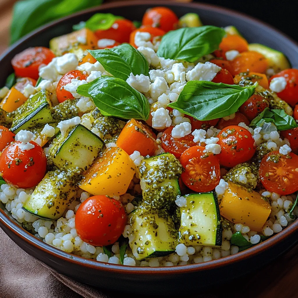 To create the perfect Pesto Veggie Couscous Bowl, it's essential to understand the key ingredients that come together to create this delightful dish. Each component not only adds unique flavors but also offers various nutritional benefits that contribute to a wholesome meal.