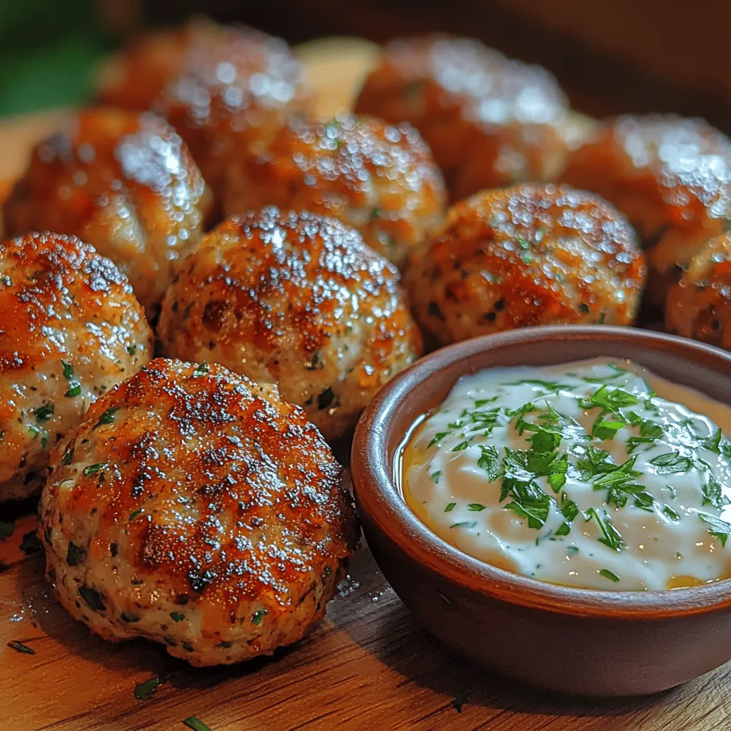 If you’re looking for a delectable dish that seamlessly transitions from appetizer to main course, look no further than garlic herb chicken meatballs. These little flavor-packed bites are not only easy to prepare but also incredibly versatile, making them perfect for a variety of occasions. Whether you’re hosting a game day gathering, preparing a family dinner, or simply craving a satisfying snack, garlic herb chicken meatballs are sure to impress.