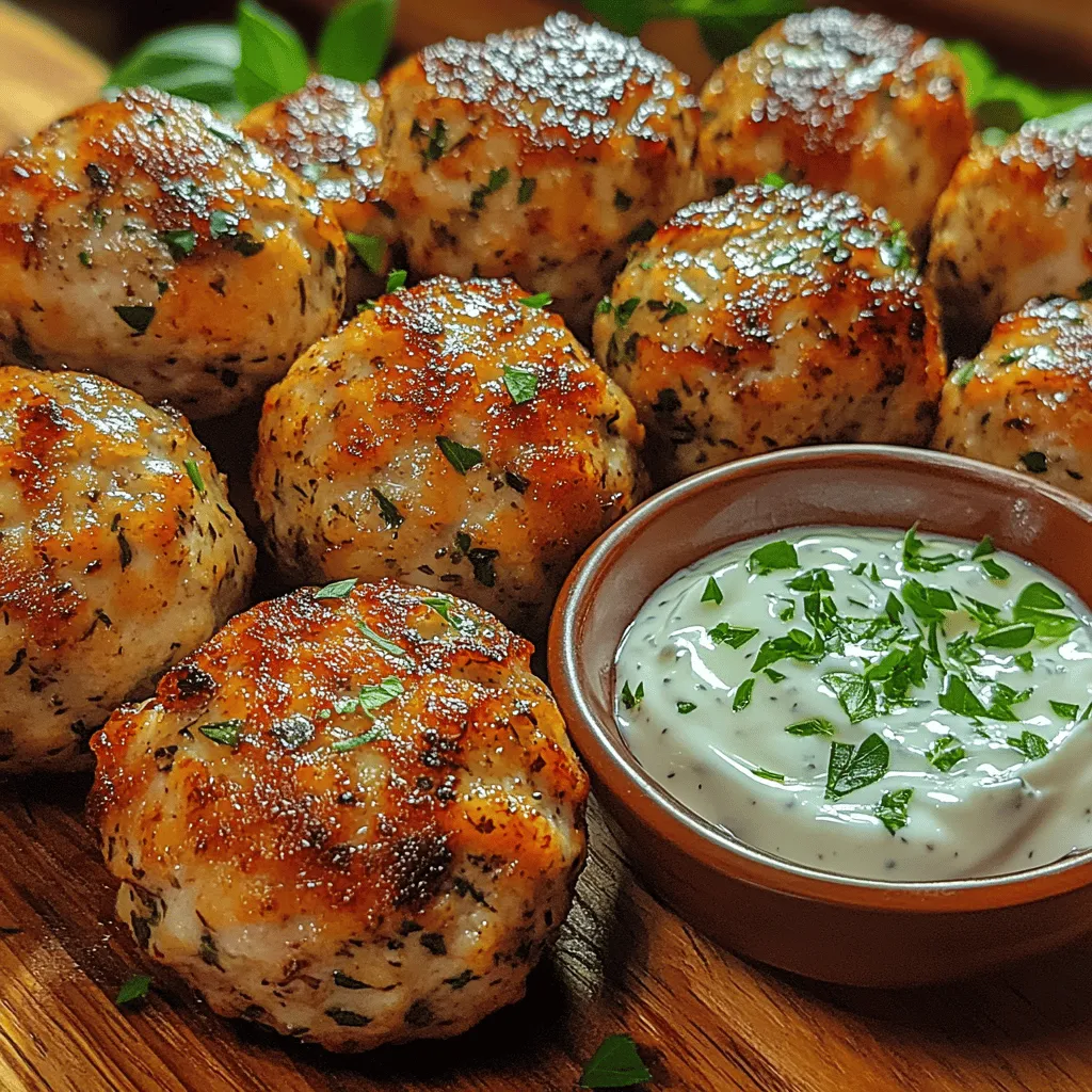 If you’re looking for a delectable dish that seamlessly transitions from appetizer to main course, look no further than garlic herb chicken meatballs. These little flavor-packed bites are not only easy to prepare but also incredibly versatile, making them perfect for a variety of occasions. Whether you’re hosting a game day gathering, preparing a family dinner, or simply craving a satisfying snack, garlic herb chicken meatballs are sure to impress.