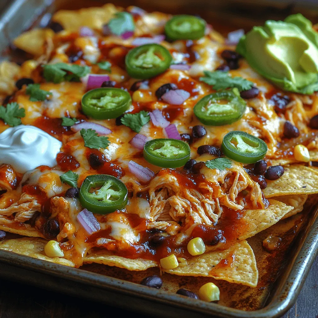 If you’re on the hunt for a crowd-pleasing snack or a delightful meal that can elevate any gathering, look no further than Tangy BBQ Chicken Nachos. This dish combines the comforting crunch of tortilla chips with the rich flavors of BBQ chicken, making it a perfect choice for game days, casual family dinners, or festive get-togethers. The combination of textures—crispy chips, tender chicken, and creamy toppings—along with the zesty kick of BBQ sauce creates a dish that is not only satisfying but also incredibly versatile.