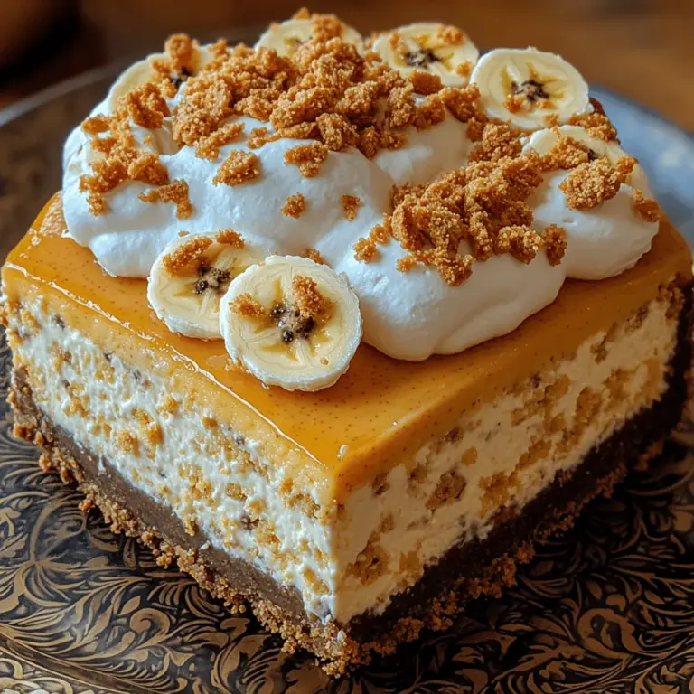 Cheesecake has long been a beloved dessert, cherished for its rich, creamy texture and versatility in flavors. From classic New York-style to fruity variations, there’s a cheesecake for every palate. In parallel, banana pudding has cemented its place as a staple dessert in American households, offering a nostalgic taste that brings warmth and comfort. Now, imagine merging these two iconic desserts into a single, decadent creation: the Banana Pudding Crunch Cheesecake.