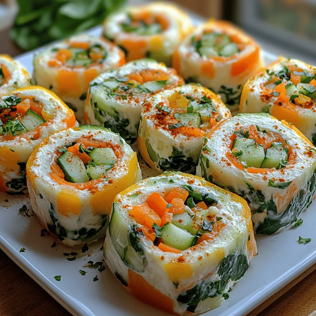 If you’re looking for a vibrant and healthy snack that packs a punch of flavor and nutrition, look no further than Cool Veggie Cream Cheese Roll-Ups. These delightful roll-ups are not only visually appealing with their colorful array of fresh vegetables but also incredibly easy to prepare. Perfect for a casual gathering, a nutritious lunch, or a quick afternoon snack, these roll-ups cater to various occasions and personal preferences, making them a versatile addition to any recipe repertoire.
