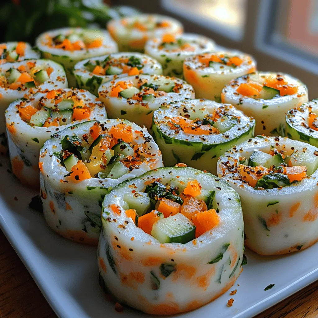 If you’re looking for a vibrant and healthy snack that packs a punch of flavor and nutrition, look no further than Cool Veggie Cream Cheese Roll-Ups. These delightful roll-ups are not only visually appealing with their colorful array of fresh vegetables but also incredibly easy to prepare. Perfect for a casual gathering, a nutritious lunch, or a quick afternoon snack, these roll-ups cater to various occasions and personal preferences, making them a versatile addition to any recipe repertoire.