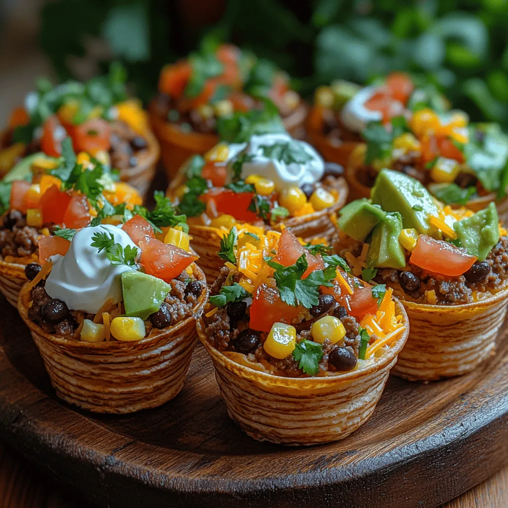 Before diving into the preparation of crunchy mini taco salad cups, it's important to understand the key ingredients that contribute to their deliciousness. Each component plays a vital role in creating the harmonious blend of flavors and textures that make these cups irresistible.